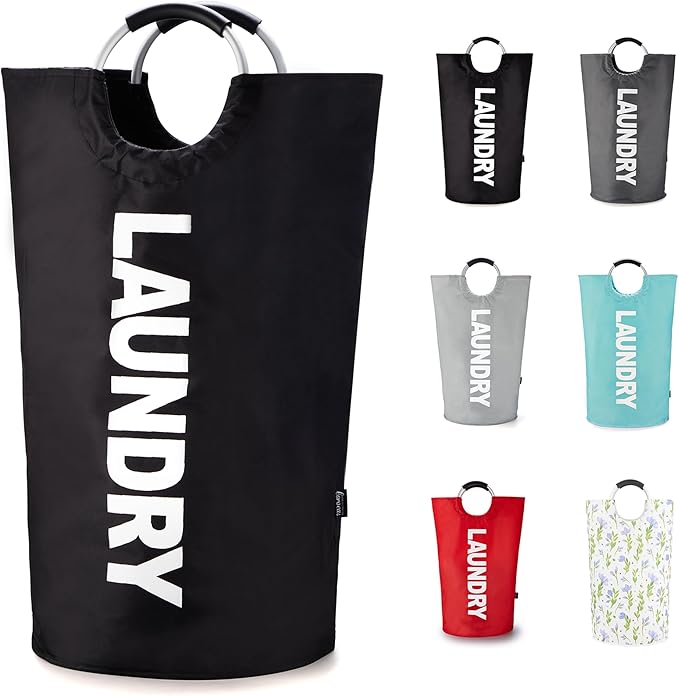 Caroeas 90L Laundry Basket, Waterproof Laundry Hamper, Laundry Bag