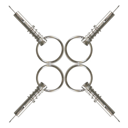 DNB Quick Release Pin - 8 Pcs Marine Grade 316 Stainless Steel 1/4" Diameter Bimini Top Pins - with Pull Ring