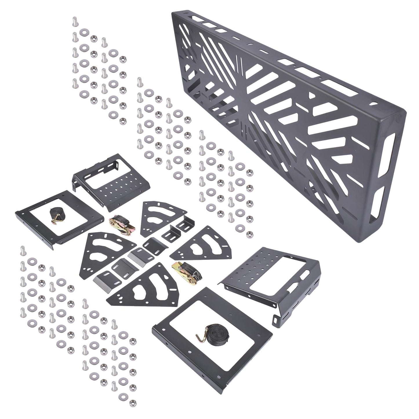 Getanye 32" - 40" Spare Tire Utility Cargo Basket Storage Tray Replacement for Jeep Wrangler JK JL TJ YJ CJ Ford Bronco SUV