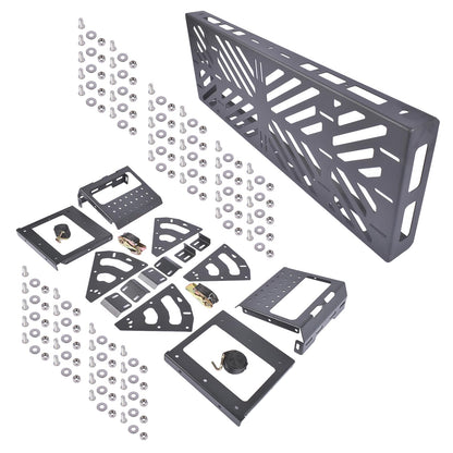 Getanye 32" - 40" Spare Tire Utility Cargo Basket Storage Tray Replacement for Jeep Wrangler JK JL TJ YJ CJ Ford Bronco SUV