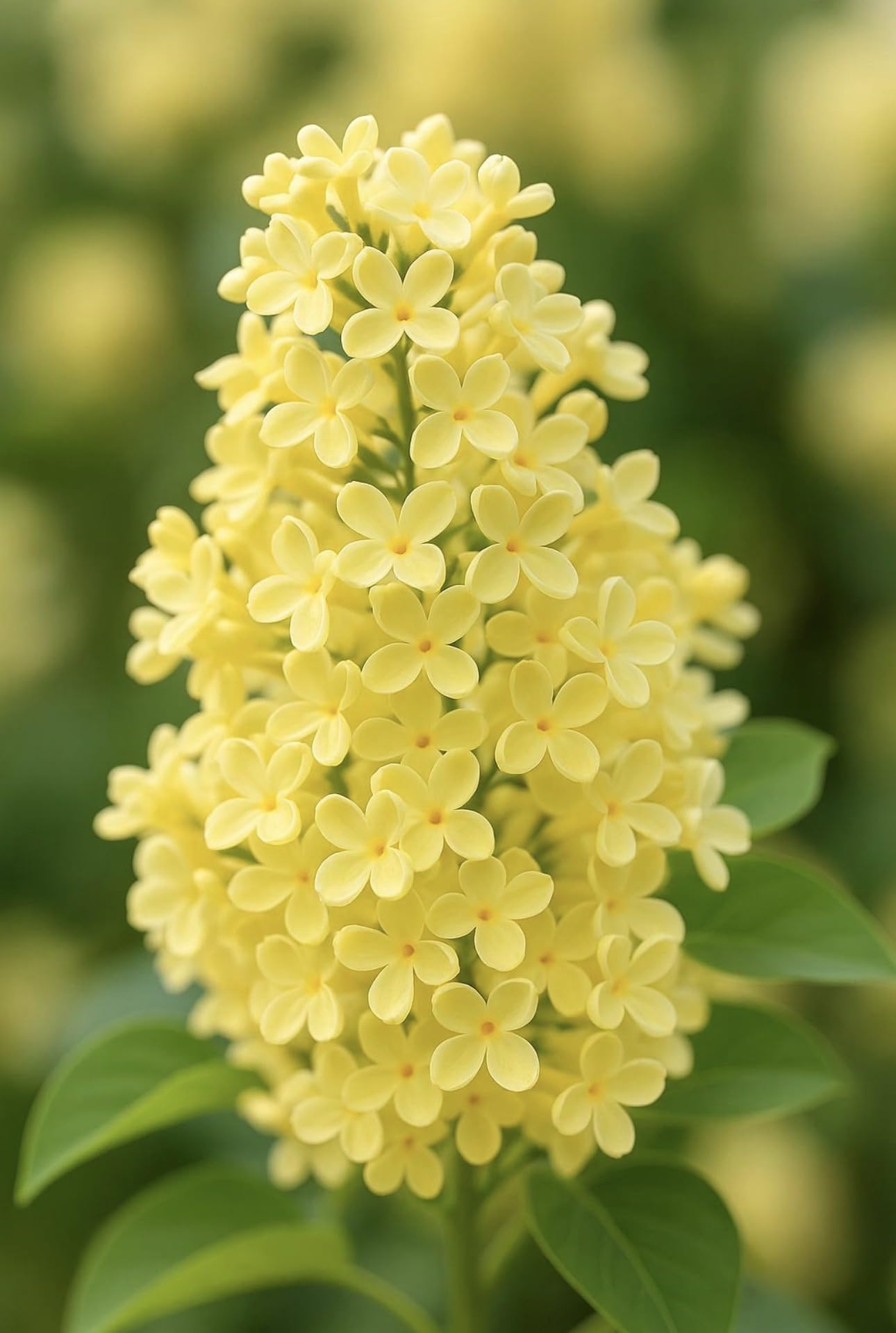 Primrose Yellow French Lilac (Syringa) Live Plant – Rare Yellow Lilac Shrub – Fragrant Spring Flowers – Cold Hardy Ornamental Bush – Starter Plant