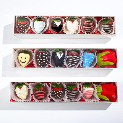 24pcs 12x2.2x2 Inch Minimalist Rectangular Bakery Boxes for Chocolate Covered Strawberries ,Macaron, Truffle,Cocoa Bombs ,Cookies,Chocolate Covered Oreos,Mini Cupcakes,Cake Balls &Party Favorite Boxes