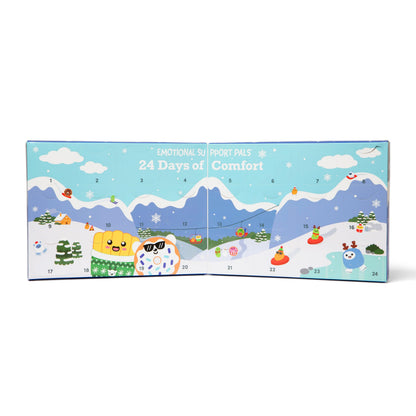 Emotional Support Advent Calendar by Relatable, Includes Mini Plush Toys and Ornaments, Fun Holiday Gift and Stocking Stuffer for Loved Ones of All Ages, Includes 24 Ornaments in Countdown Calendar