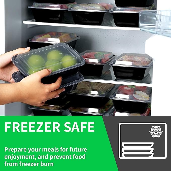 WGCC Meal Prep Containers Plastic Food Storage Containers