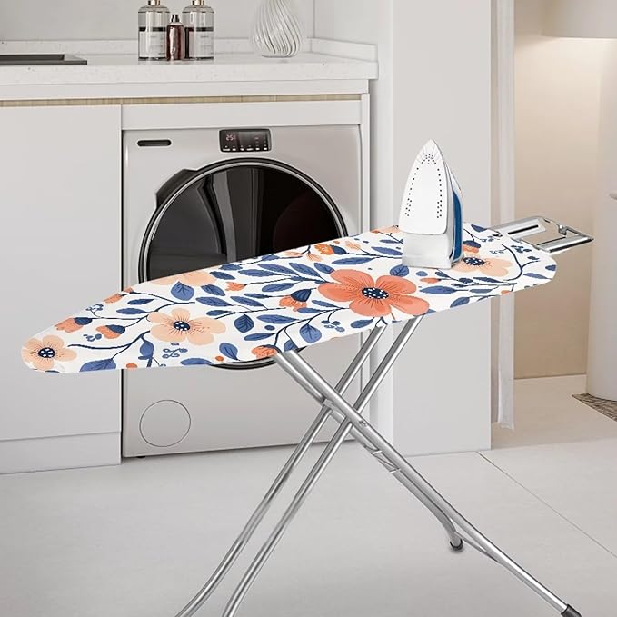 Flower Print Ironing Board Cover Universal Ironing Protector Fits Standard and