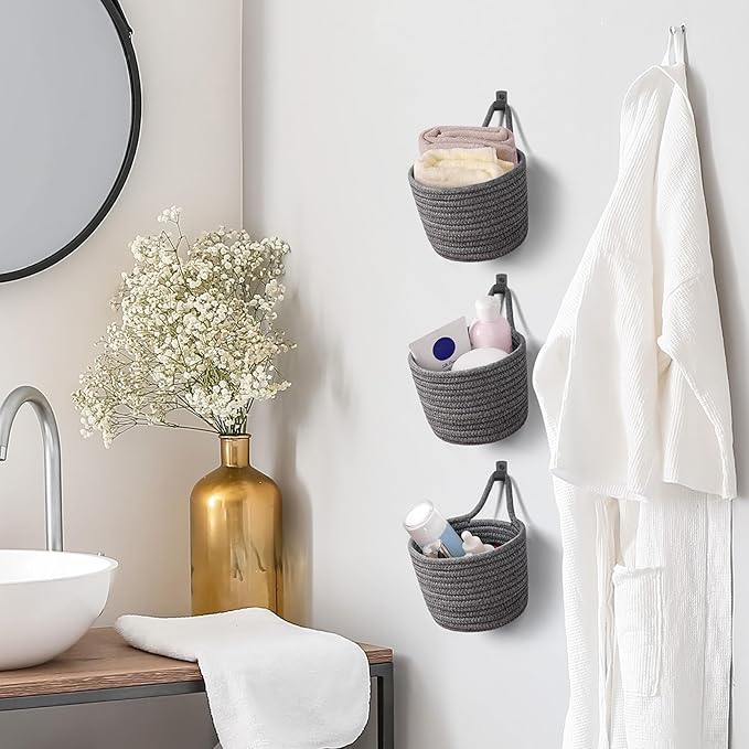 Fabric Wall Hanging Baskets