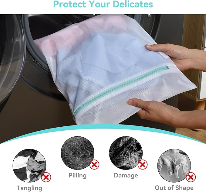 OTraki Mesh Laundry Bag for Delicates 12x16 inch Small Laundry Wash Bags for