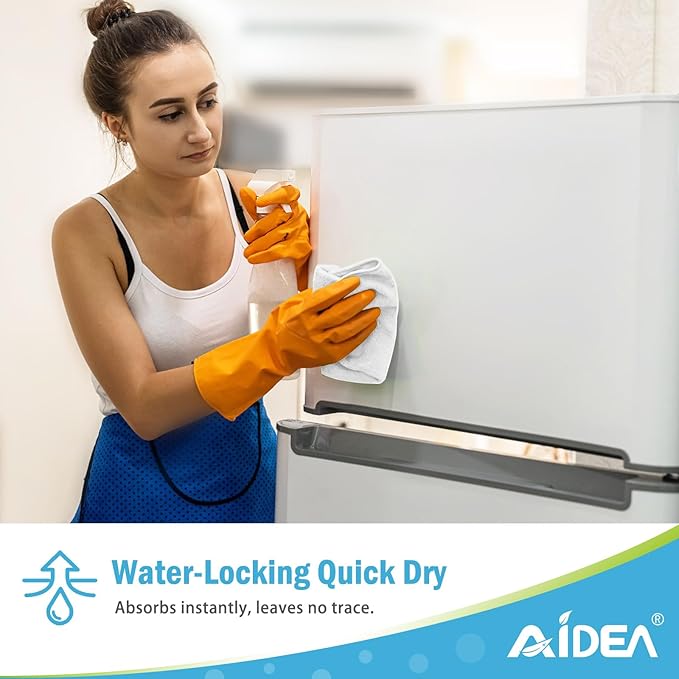 AIDEA Microfiber Cleaning Cloth-12PK, Soft Microfiber Towels