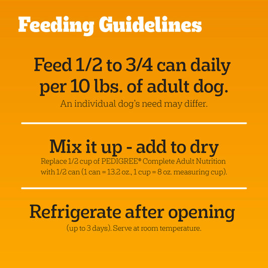 Pedigree Choice Cuts in Gravy Adult Canned Soft Wet Dog Food, Chicken & Rice & Country Stew, 13.2 oz. Cans (24 Count, Pack of 1)