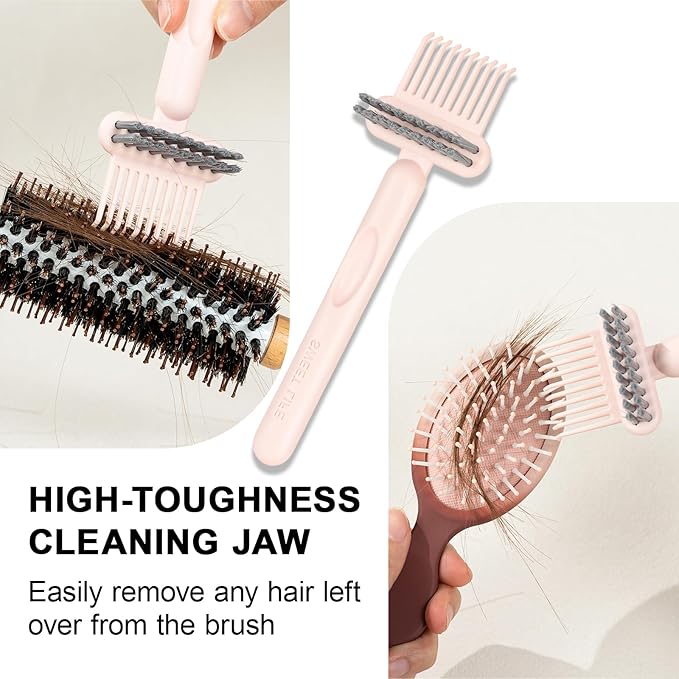 RHOS 2-in-1 Hair Brush Cleaner and Remover Tool