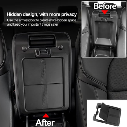 Thenice for 11th Gen Civic Center Console Organizer Armrest Box Tray Glovebox Hidden Storage Compartment Compatible with Honda Civic 2026 2025 2024 2023 2022 Accessories -3PCS