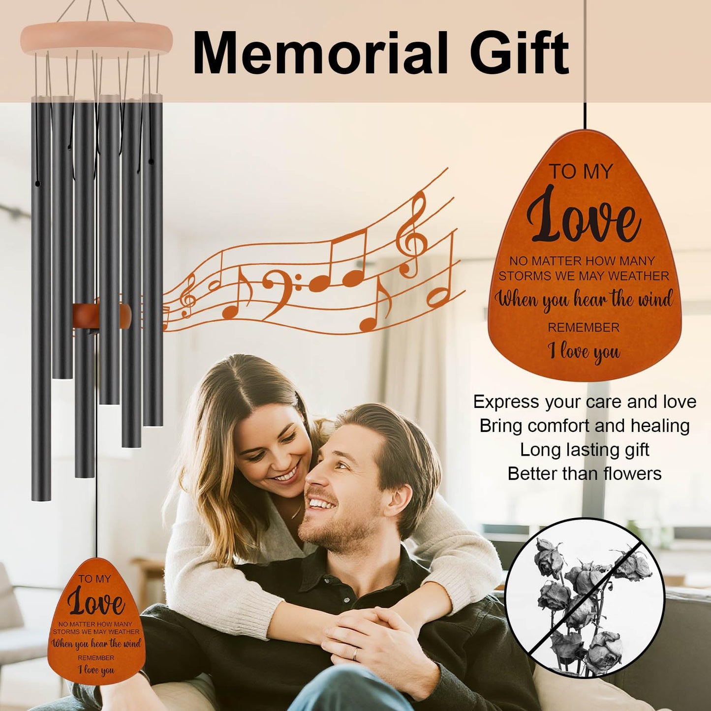 for Wife, Birthday Gifts for Wife Girlfriend, 32 Inch Wind Chimes Gift