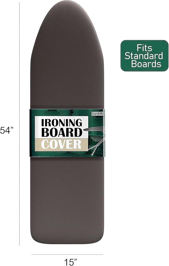 Hearth & Harbor Ironing Board Cover and Pad 15x54 Full Size, Thick Heavy Duty