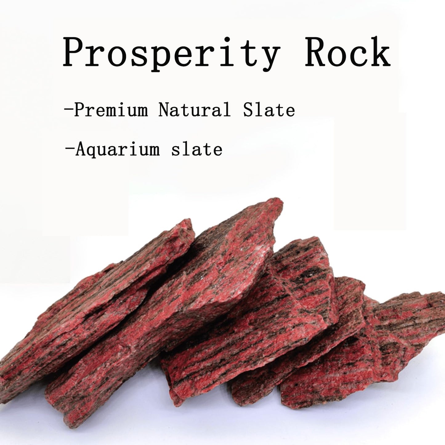 HAELFMRI 20 Lbs Natural Grey Slate Stones - Craggy Layered Rocks for Aquarium Hardscape & Iwagumi, PH Neutral Fish Tank Decor for Shrimp & Cichlids, Mixed Sizes 2-9 Inch for Terrarium