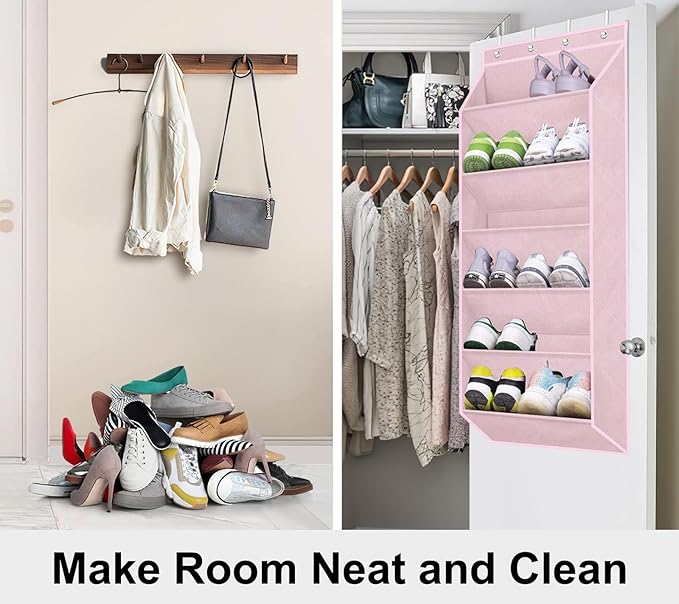 SLEEPING LAMB Over The Door Shoe Rack