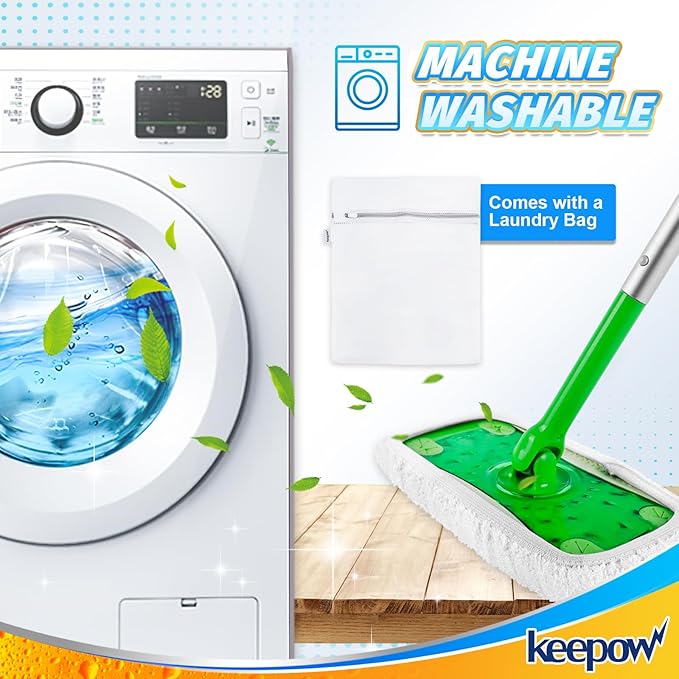 KEEPOW Reusable Dry Sweeping Cloths Compatible