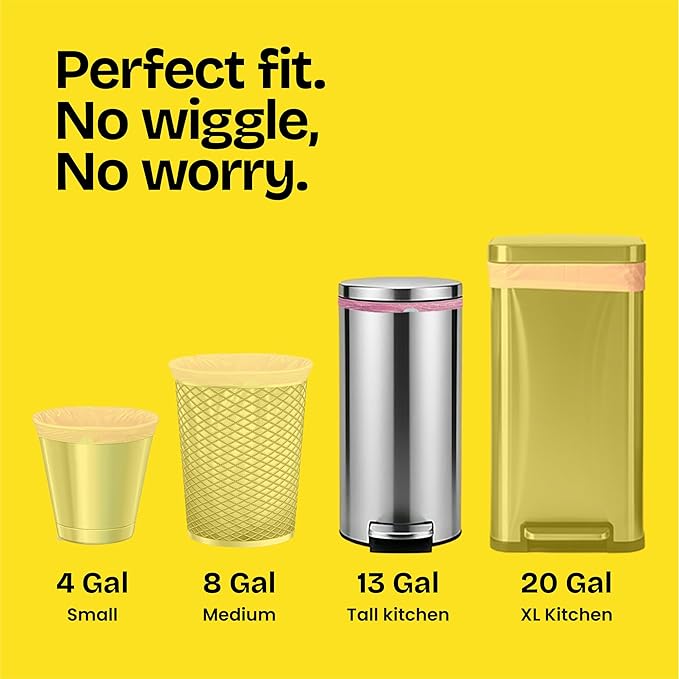 Glad Tall Kitchen Trash Bags 13 Gallon, MaxStrength Cherry Blossom Garbage Bags