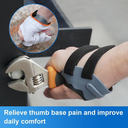 Velpeau CMC Joint Thumb Arthritis Support Brace - Soft & Hard Plastic Compose - with Thumb Compression Sleeve, Stabilizes Thumb CMC Joint Without Limiting Hand Function (Black, Right - Medium)