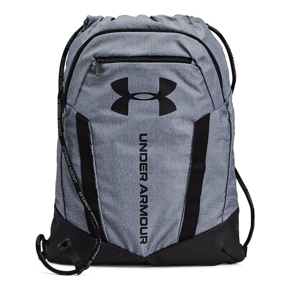 Under Armour Unisex-Adult Undeniable Sackpack , Pitch Gray Medium Heather (012)/Black , One Size Fits Most