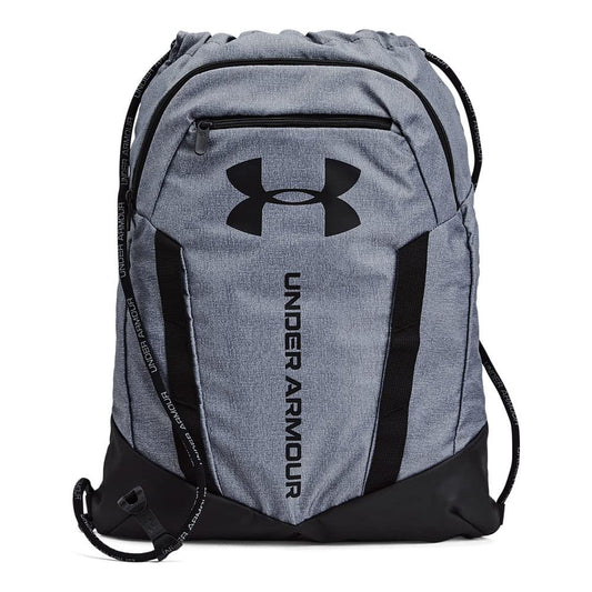 Under Armour Unisex-Adult Undeniable Sackpack , Pitch Gray Medium Heather (012)/Black , One Size Fits Most