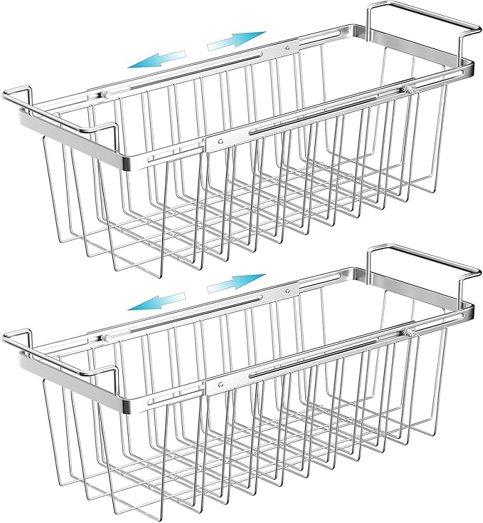 Orgneas Freezer Baskets for Chest Freezer, Capacity Expandable Deep Freezer