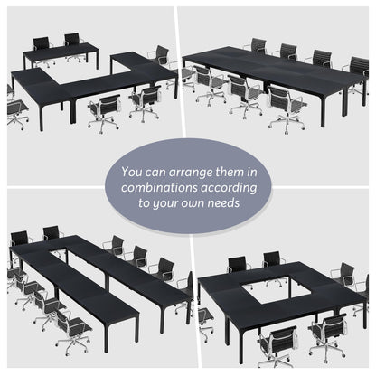 LITTLE TREE Large Rectangle Conference Meeting Seminar BusinessTable for 10-14 Person