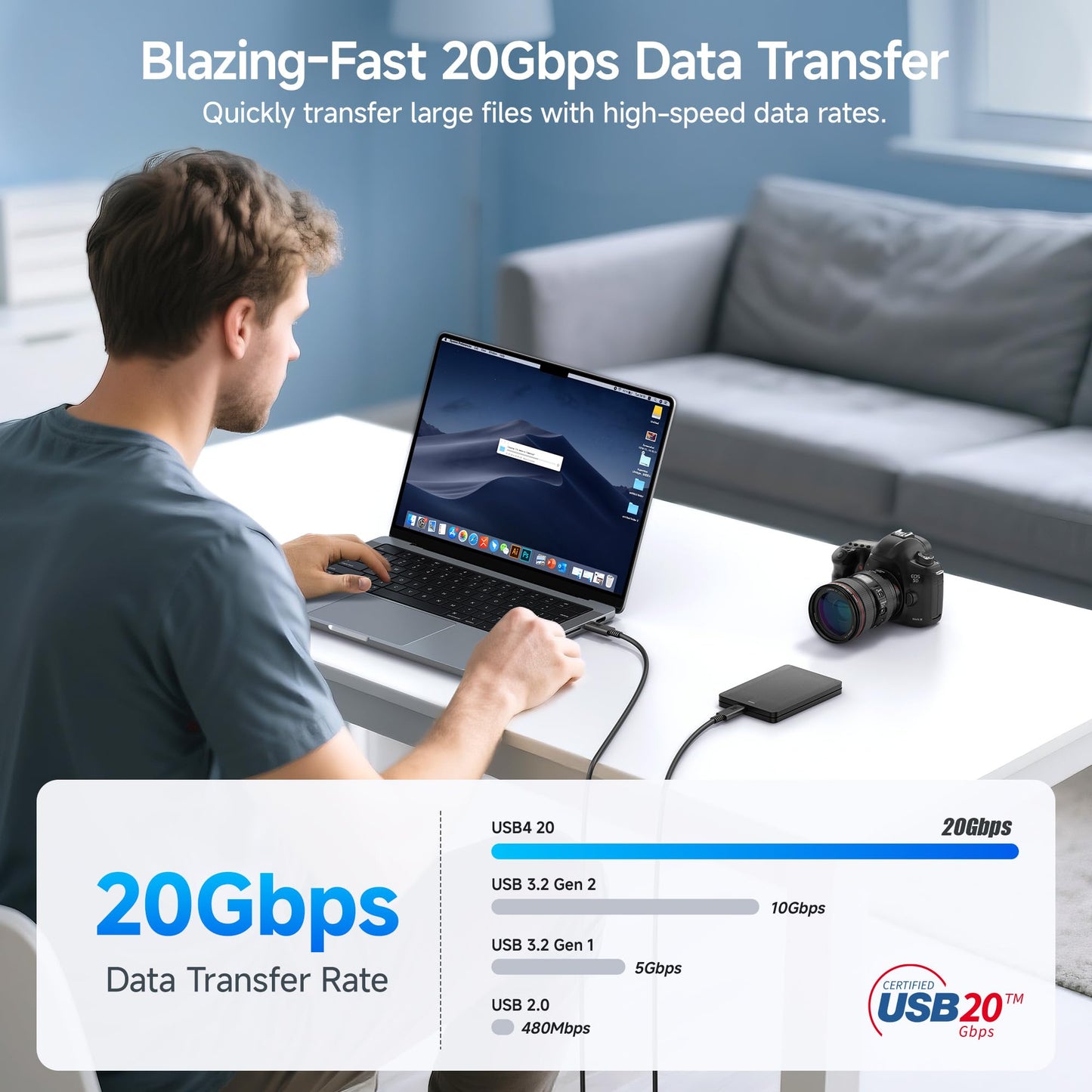 Cable Matters [USB-IF Certified] 10 Gbps Gen 2 USB C Cable - 3.3ft / 1m, Supports Up to [4K@60Hz Video, 100W Charging, 10Gbps Data Transfer], Black