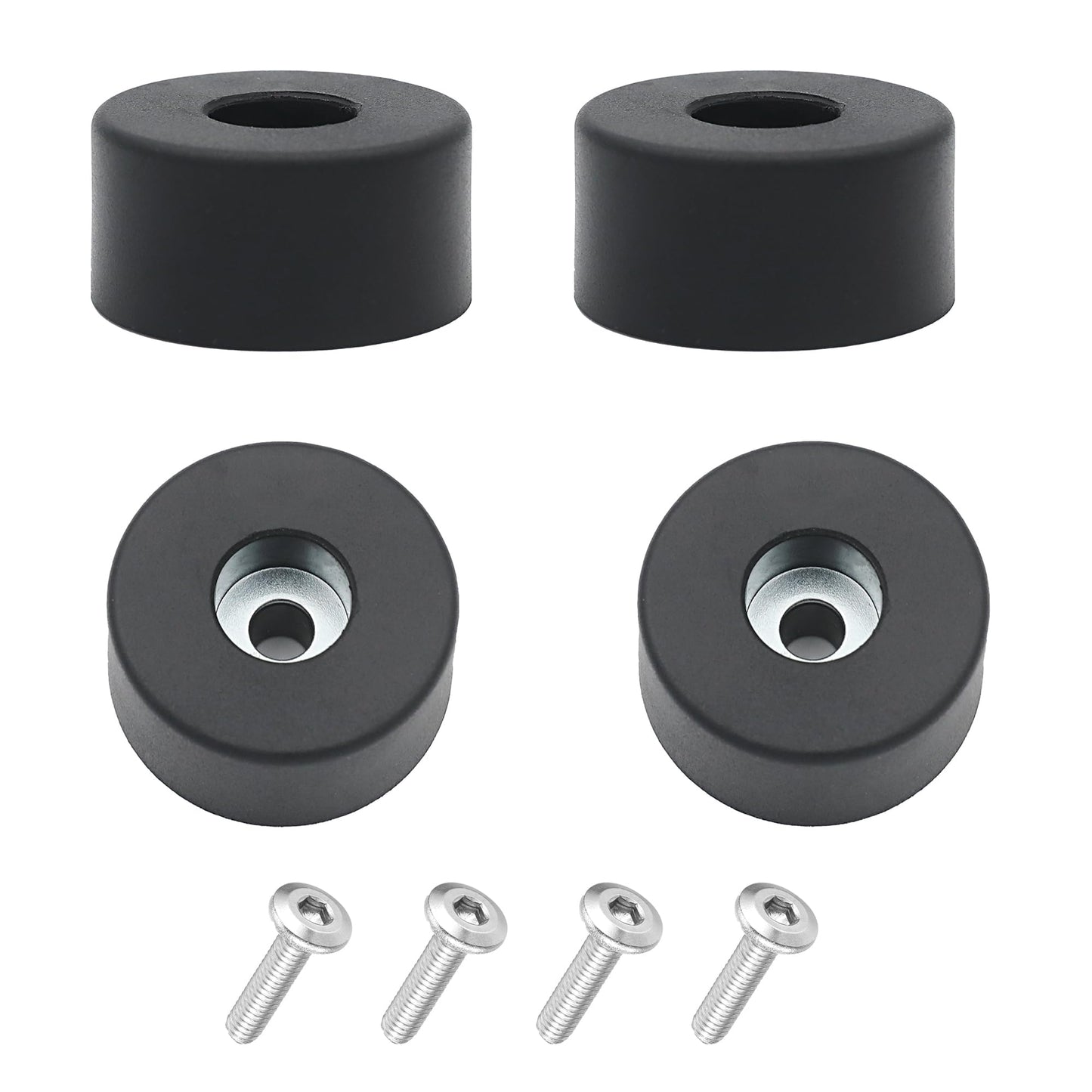Anti Vibration Rubber Feet Pads 4Pack, Replacement for Briggs & Stratton 192310GS Coleman Powermate Husky Fini D091007, Heavy Duty Air Compressor Isolator with Screws for Generator Pressure Washer