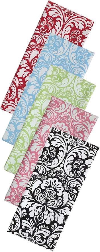 DII Cotton Dish Towel Set Damask Print