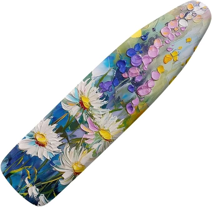 Daisy Painting Ironing Board Cover and Pad Standard Size Lightweight Ironing Pad