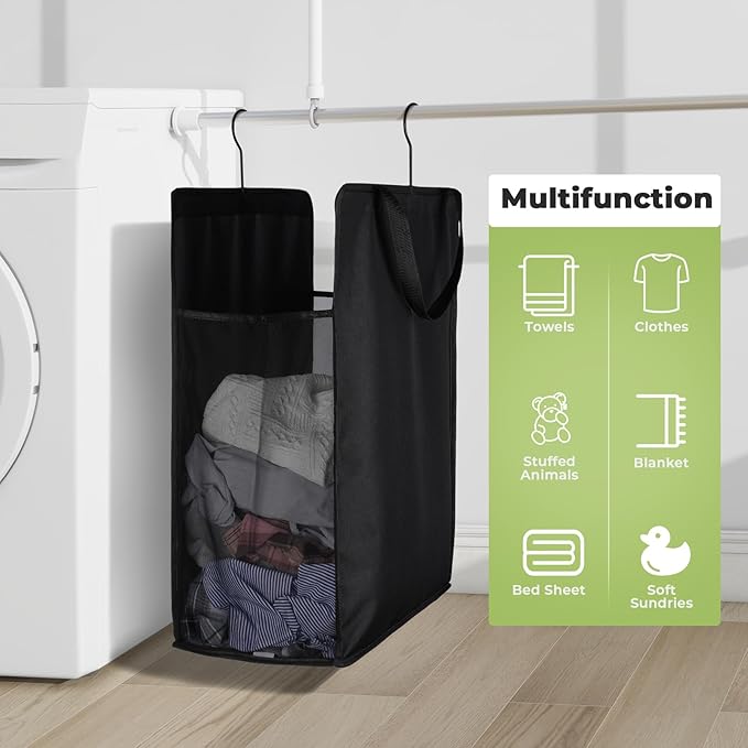 Fentec Hanging Laundry Hamper, Hanging Laundry Basket, Slim Laundry Hamper Bag
