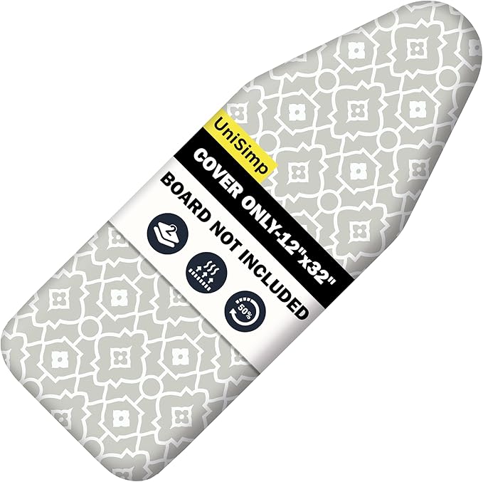 Small Ironing Board Cover and Pad 12"x32" Small Iron Board Cover