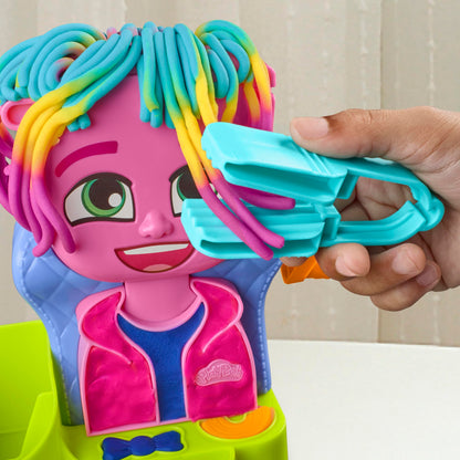 Play-Doh Hair Stylin' Salon Playset with 6 Cans, Pretend Play Toys, Ages 3+