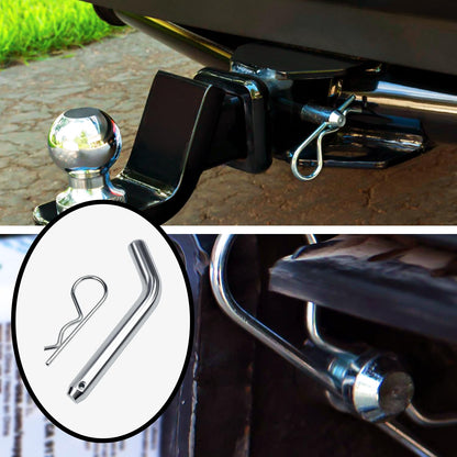 Cenipar Trailer Hitch Pin & Clip with Grooved Head, 5/8-Inch Diameter, Fits 2 or 2-1/2-Inch Receiver
