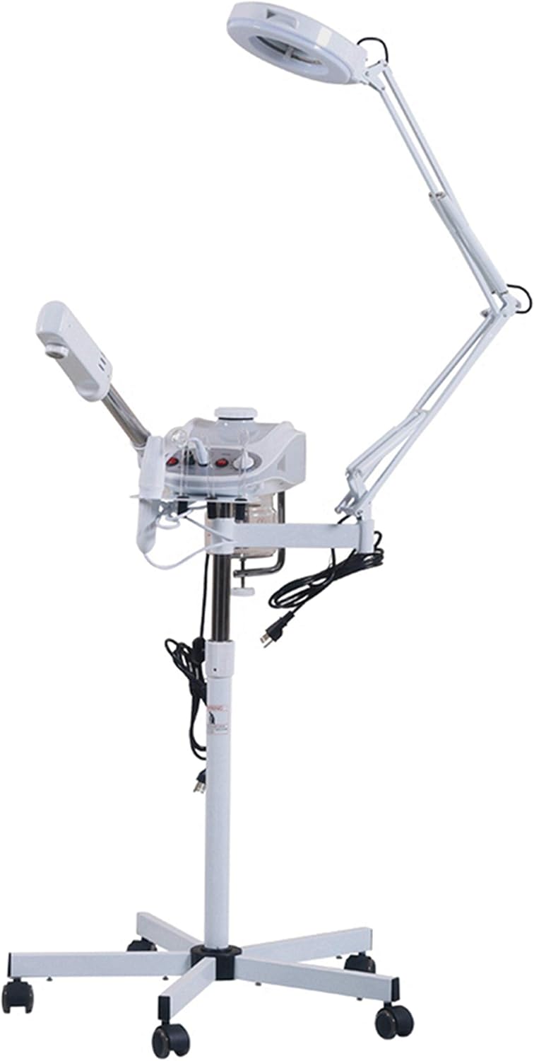 Professional Facial Steamer Machine & Mag Lamp & High Frequency