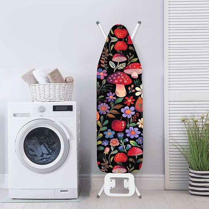 Mushroom Floral Ironing Board Cover Dust Covers Standard Ironing Board Full Size