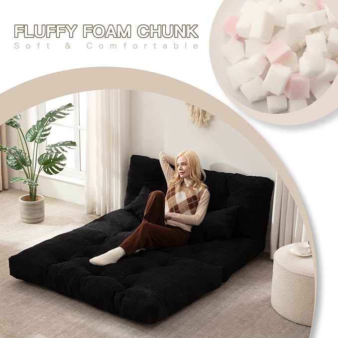 Folding Sofa Bed, Convertible Sleeper Chair