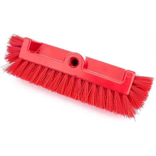 SPARTA Multi-Level Tile Scrub Brush 12" Wide Brush Head, Heavy-Duty Tile
