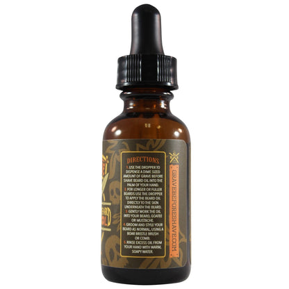 Grave Before Shave Beard Oil (Cigar Blend) 4 oz. Bottle