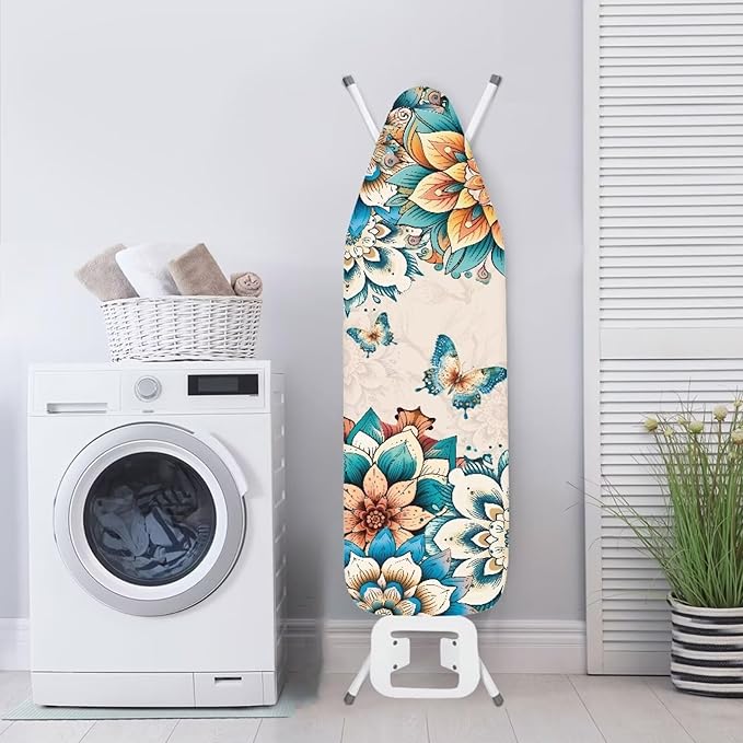 ZDCUSTOM Boho Mandala Butterfly Tabletop Ironing Board Cover