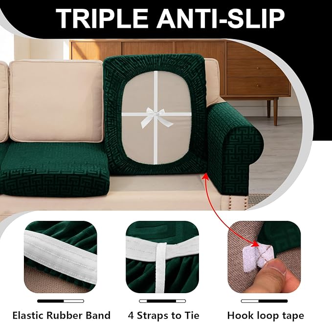 UNBBRRL Stretch Couch Cushion Cover