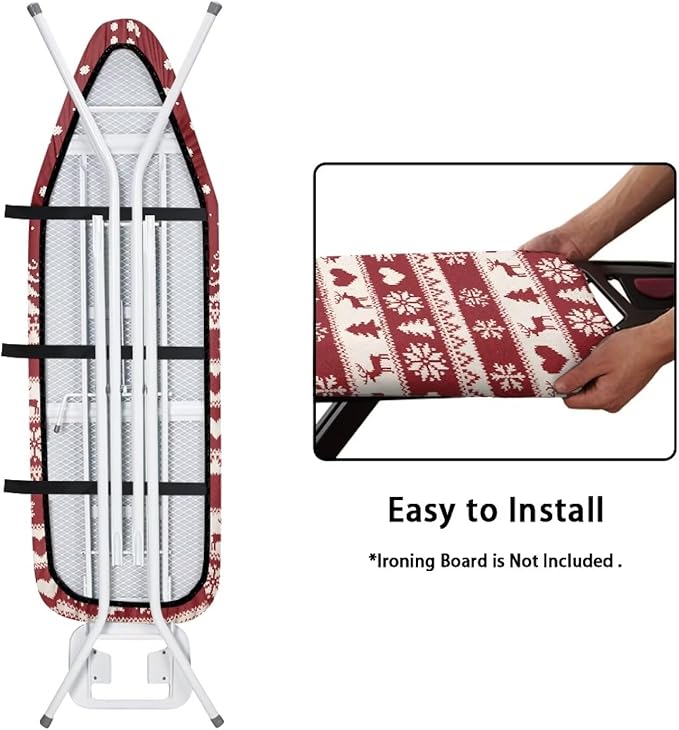Christmas Tree Elk Ironing Board Covers Ironing Board Protector Fits Standard