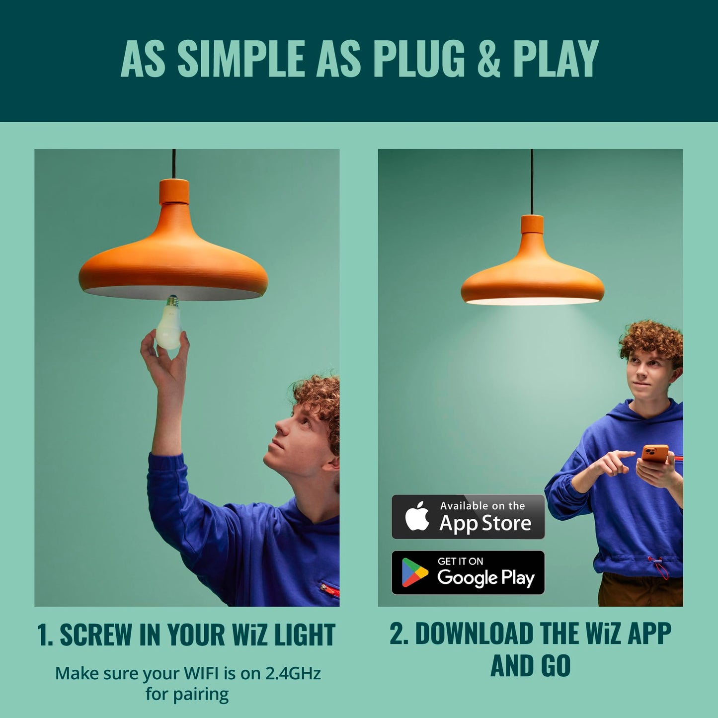 WiZ Connected 40W B12 LED Smart Light Bulbs - 3 Pack - Connects to Your Wi-Fi - E12 Smart Bulb - Control with Voice or App + Activate with Motion - Matter Compatible