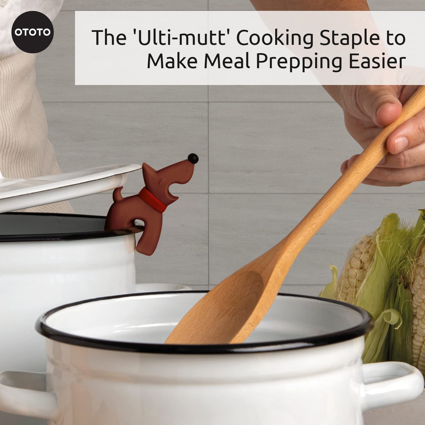 Funny Spoon Holder by OTOTO - Spoon Rest for Stove Top - Cooking Gadgets, Cooking Gifts, Cool Kitchen Gadgets, Cool Gifts, Cute Kitchen Accessories