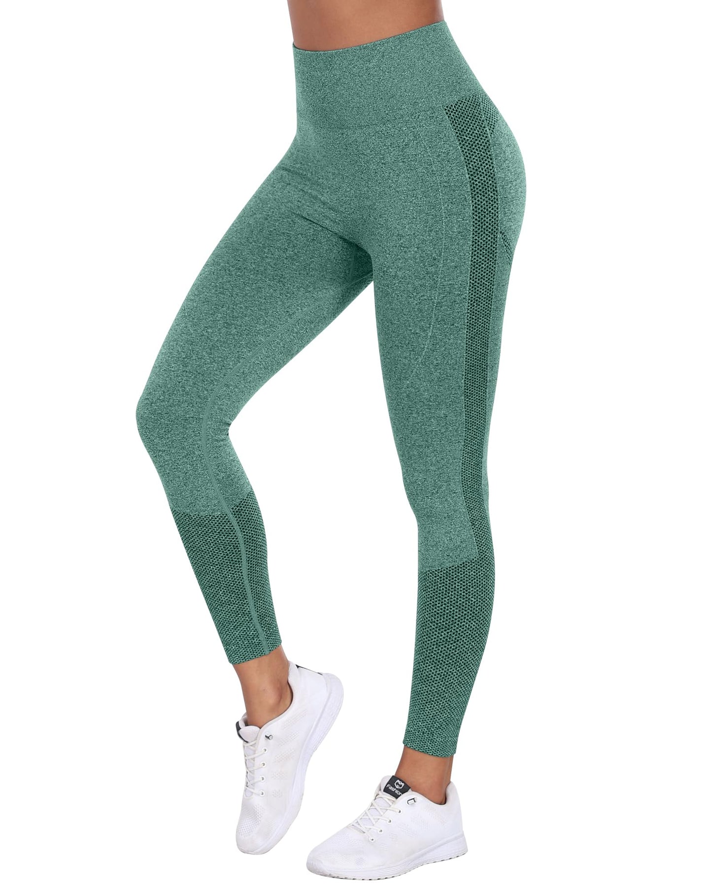 NORMOV Seamless Workout Butt Lifting Leggings - Booty Scrunch Gym Leggings for Women