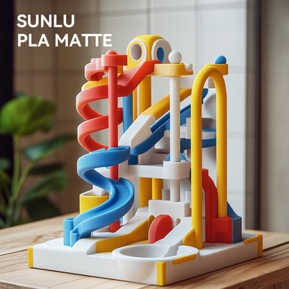 SUNLU 3D Printer Filament PLA Matte 1.75mm, Neatly Wound Filament, Smooth Matte PLA Finish, Print with 99% FDM 3D Printers, 1kg Spool (2.2lbs), 330 Meters, Matte Black
