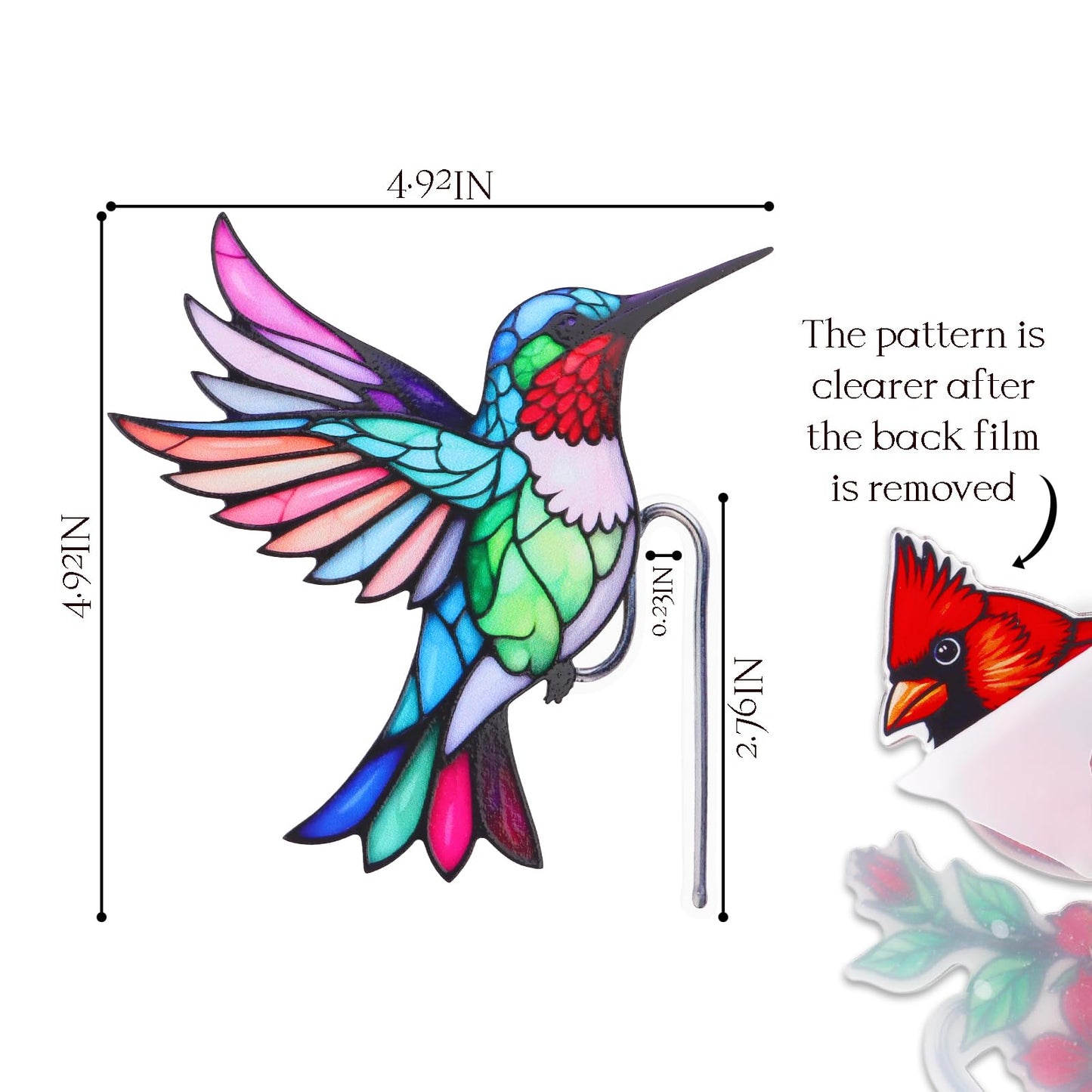 FBBP Hummingbird Gifts for Women, Hanging Plant Planter for Indoor Outdoor Garden, Mothers Day Birthday Gifts for Mom Grandma from Daughter Son, Bird Lover Plant Pots Accessories