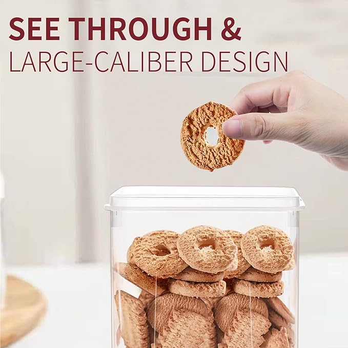PRAKI Large Airtight Food Storage Containers