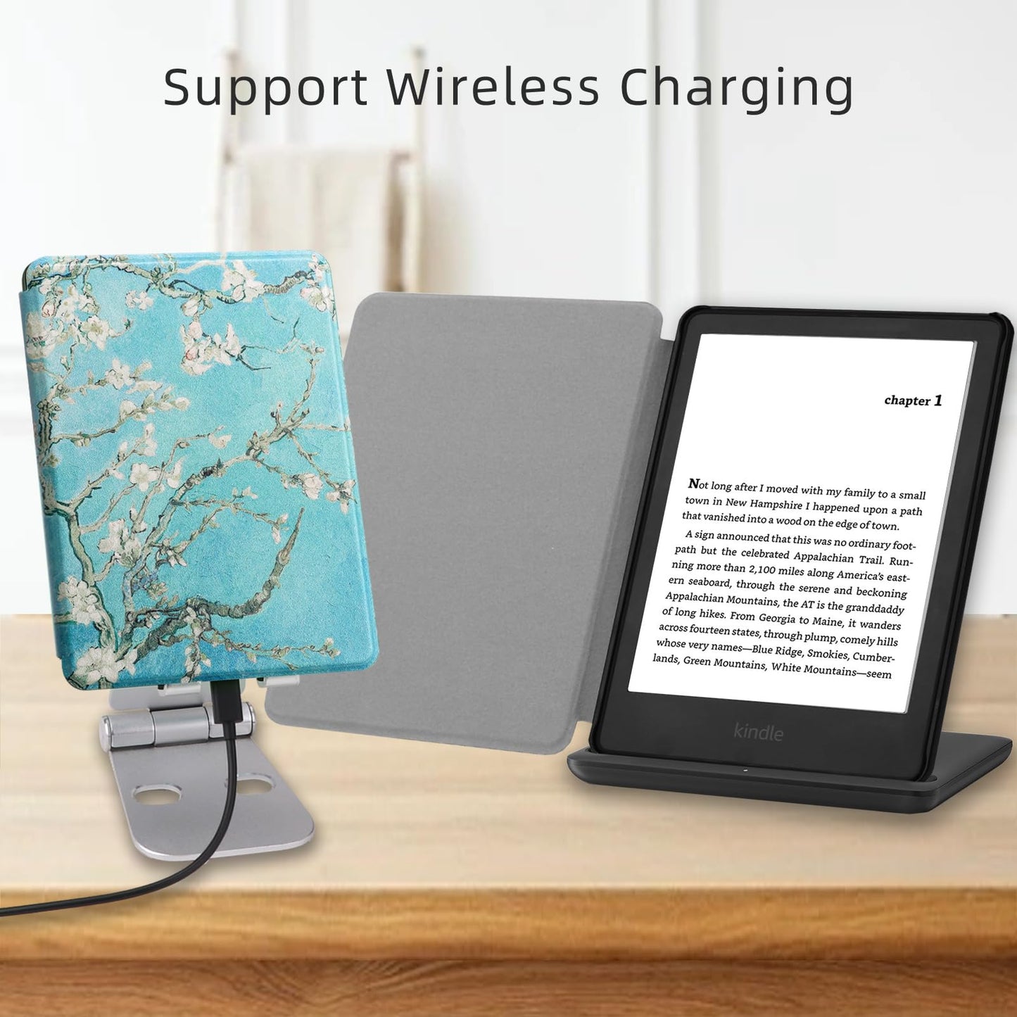 WALNEW Case for 6.8” Kindle Paperwhite 11th Generation (Model No. M2L3EK & M2L4EK), Premium Lightweight PU Leather Cover Protective Case with Auto Sleep/Wake