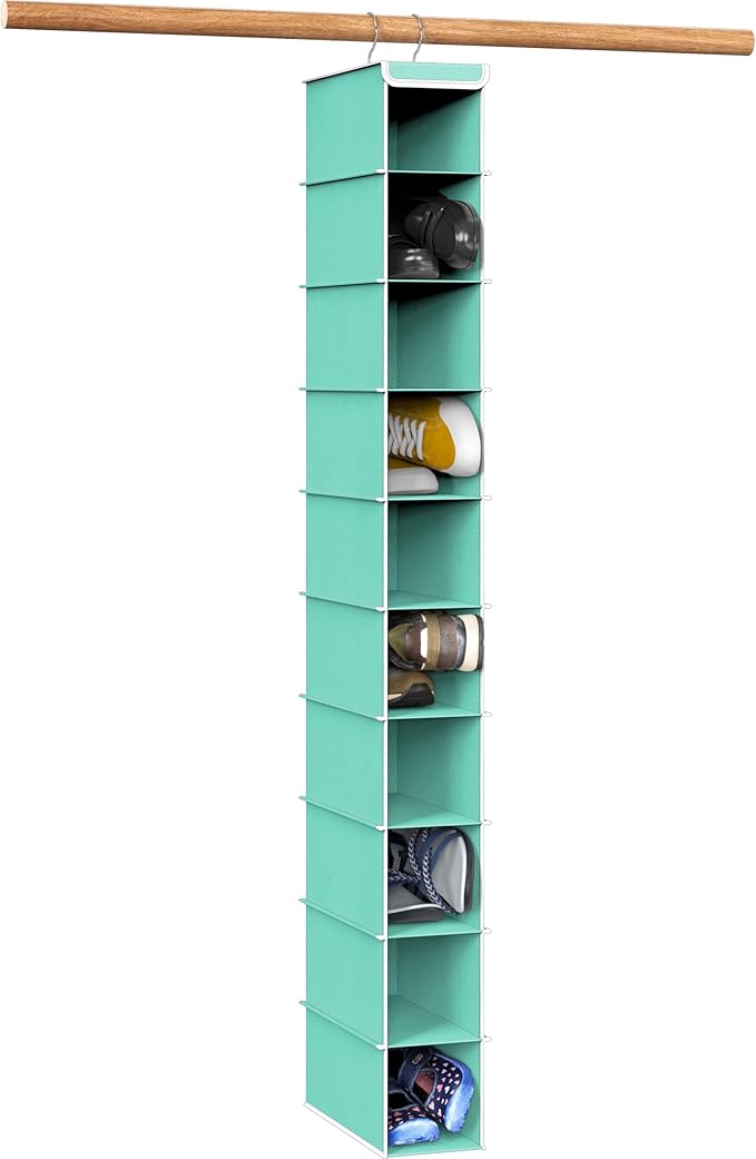 Simple Houseware 10 Shelves Hanging Shoes Organizer Holder